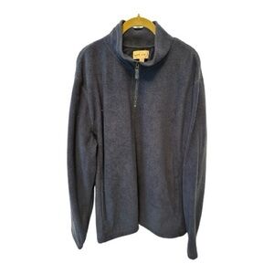Saddlebred Men’s Navy Fleece 1/4 zip size XL